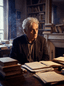 Porträt von Jacques Derrida