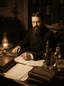 Porträt von Charles Sanders Peirce