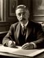 Porträt von Ferdinand de Saussure