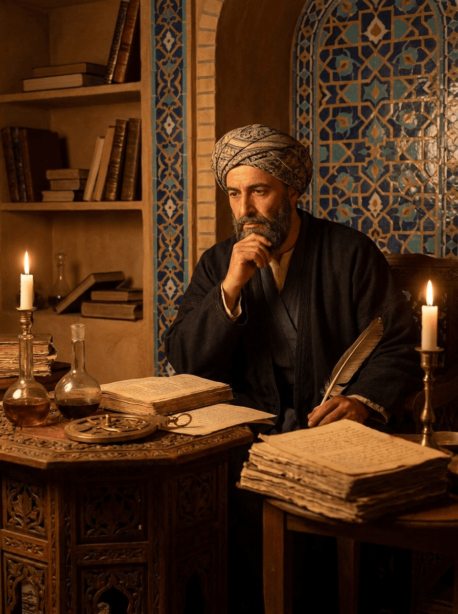 Porträt von Avicenna (Ibn Sina)