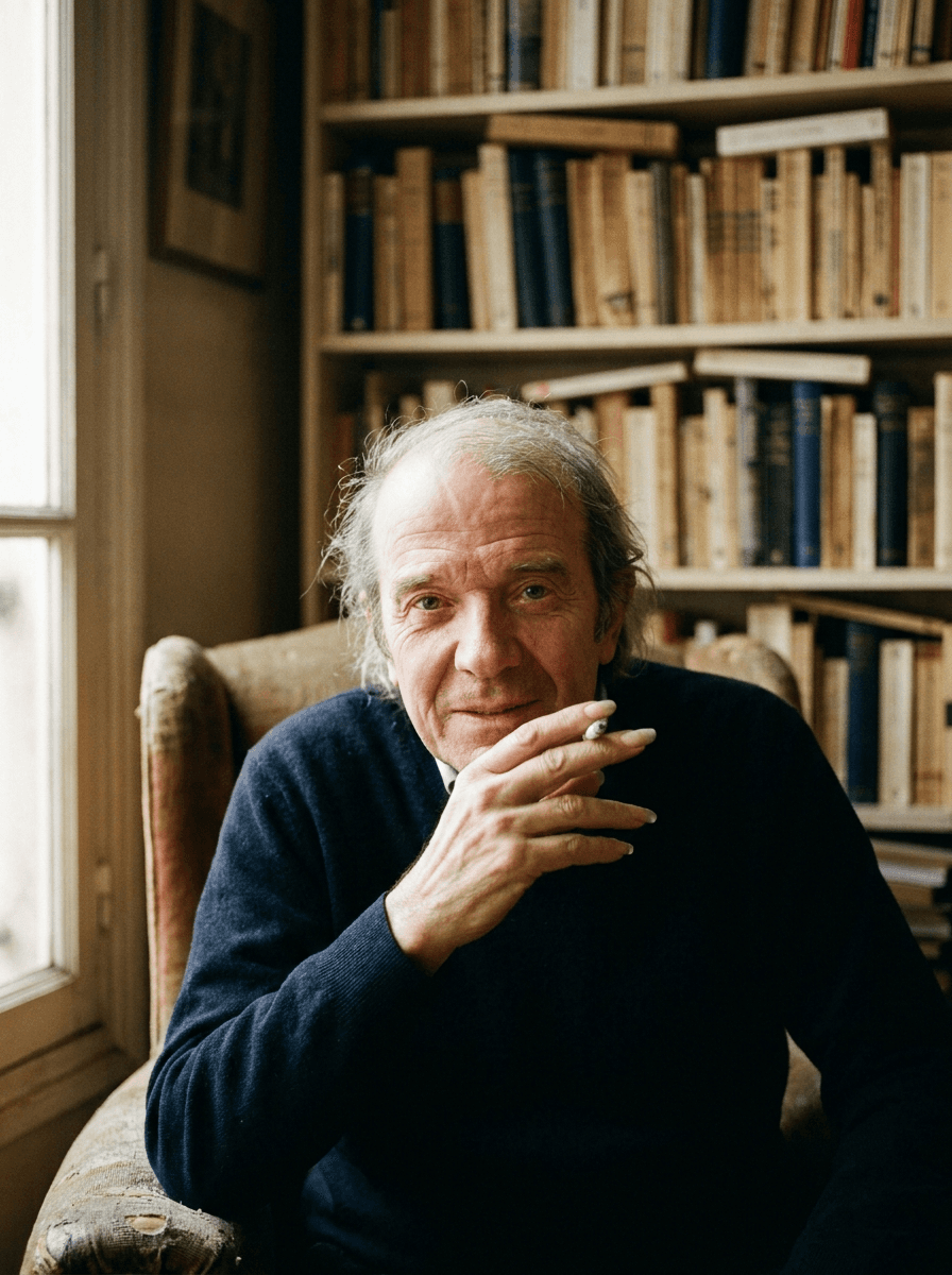 Porträt von Gilles Deleuze
