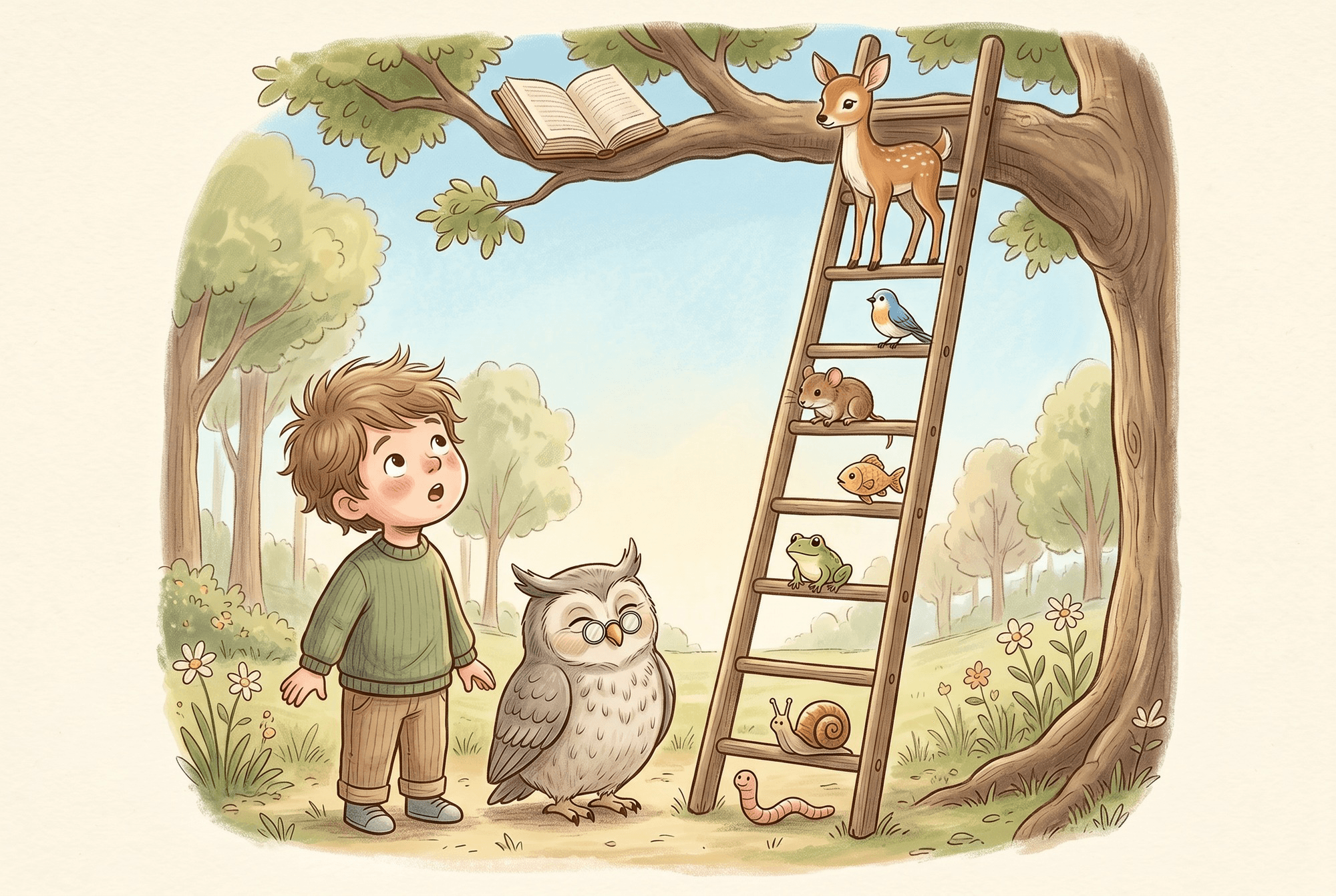 Aquarell-Illustration aus dem Buch (Seite 7).