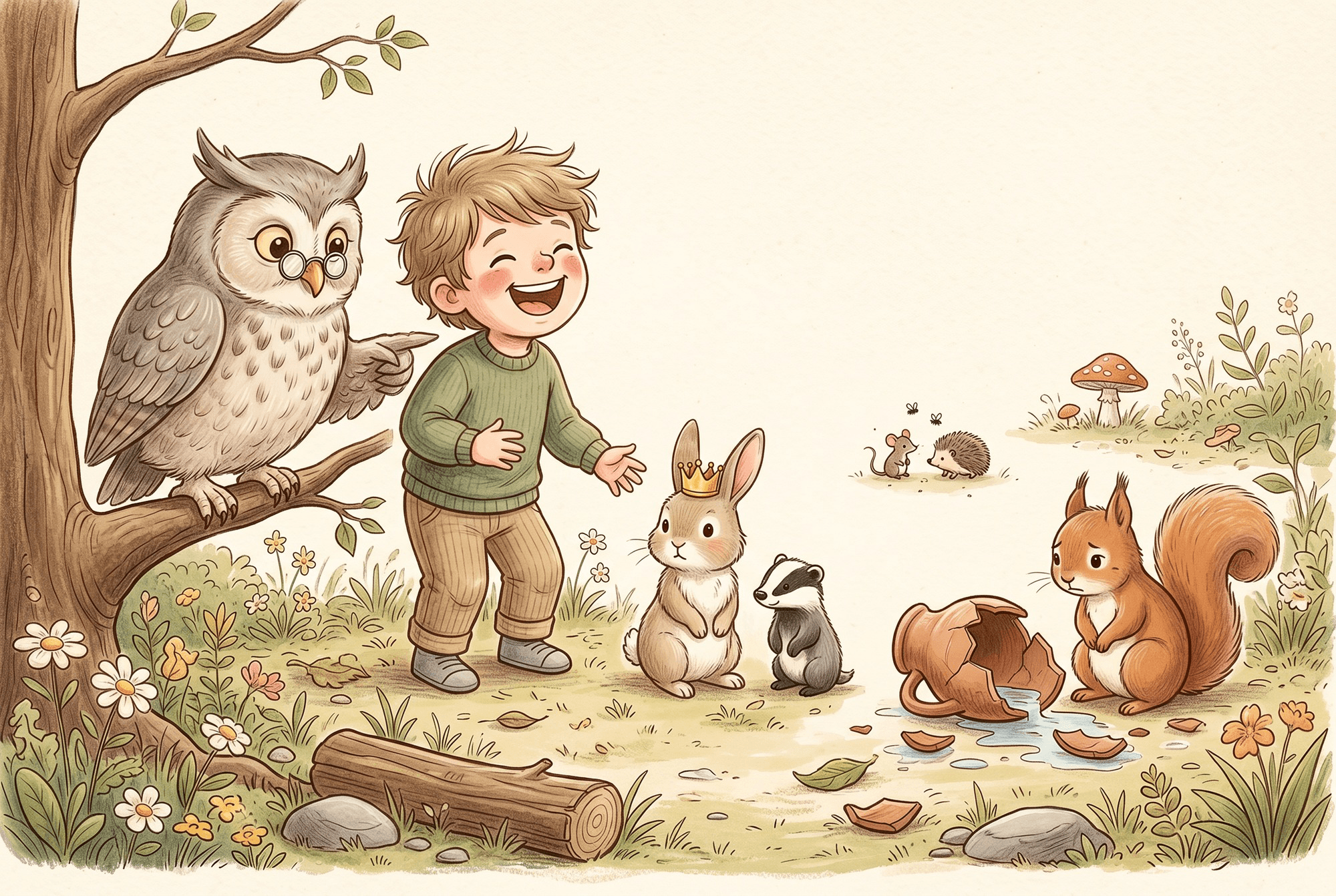 Aquarell-Illustration aus dem Buch (Seite 9).