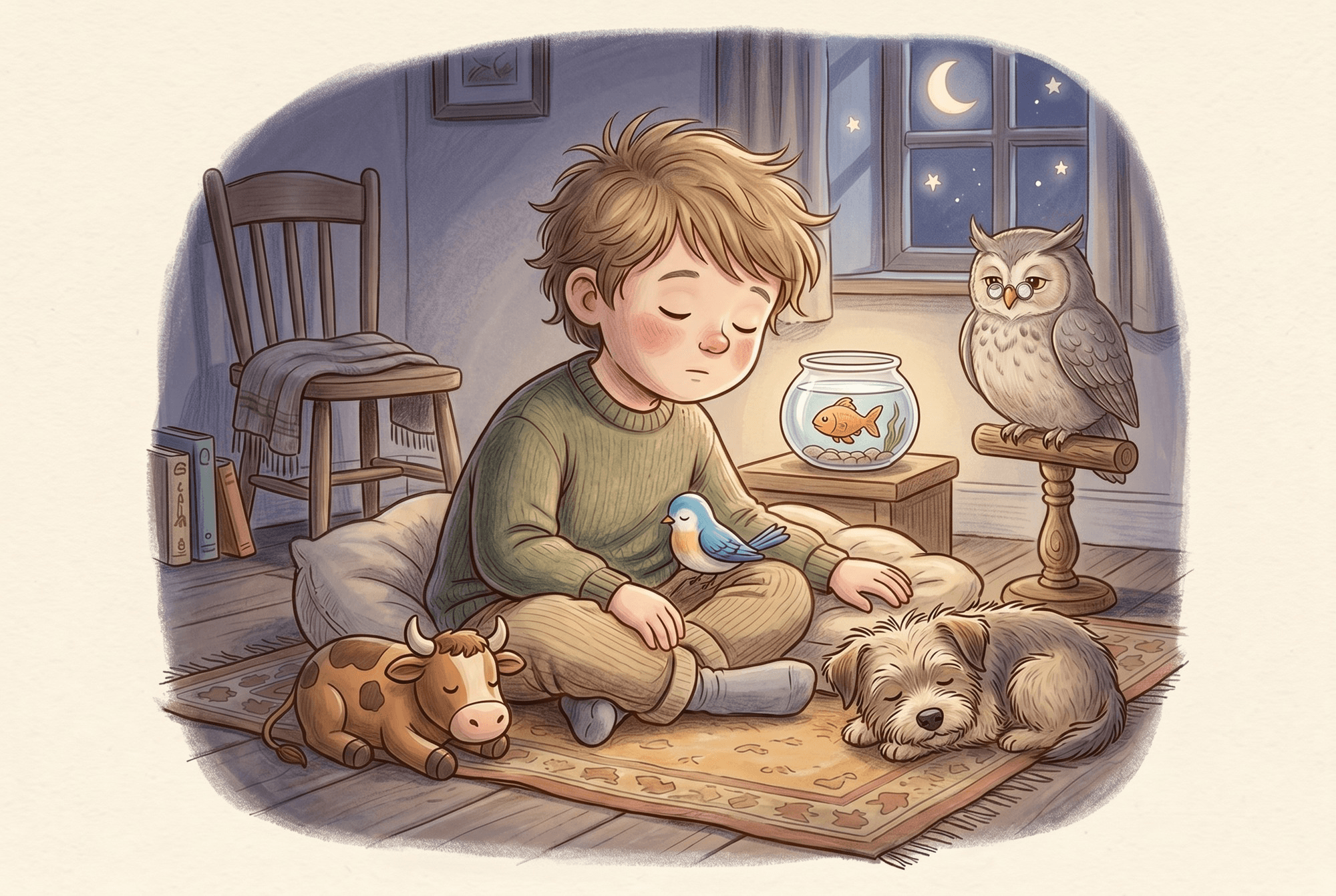 Aquarell-Illustration aus dem Buch (Seite 17).