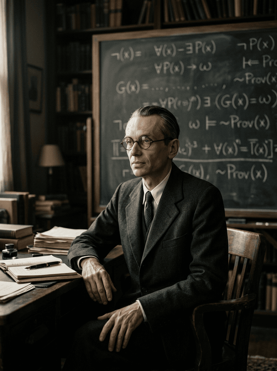 Porträt von Kurt Gödel