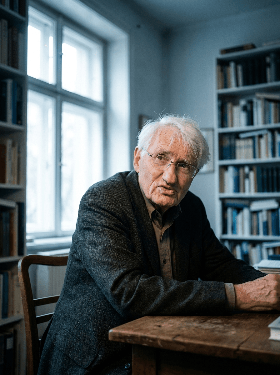 Porträt von Jürgen Habermas