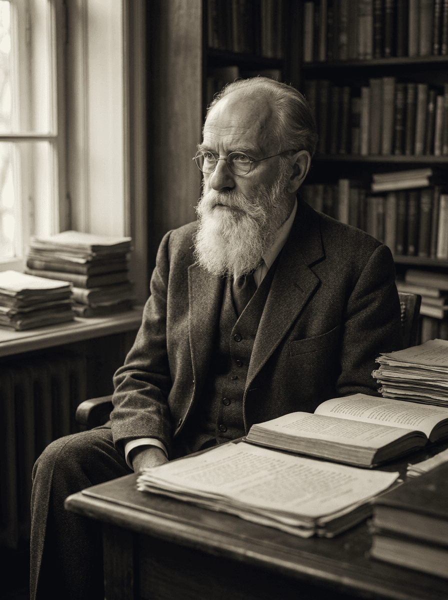 Porträt von Edmund Husserl