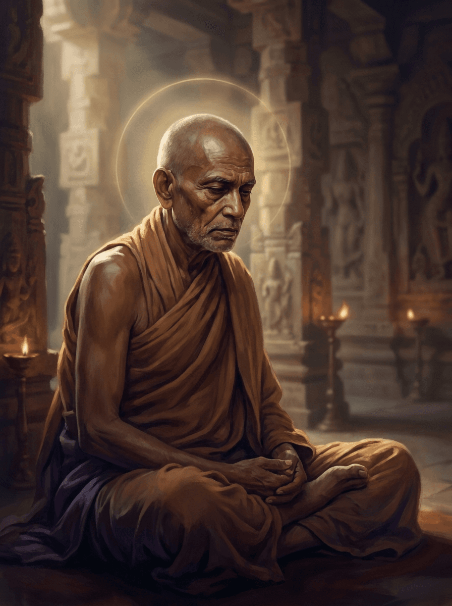 Porträt von Nagarjuna