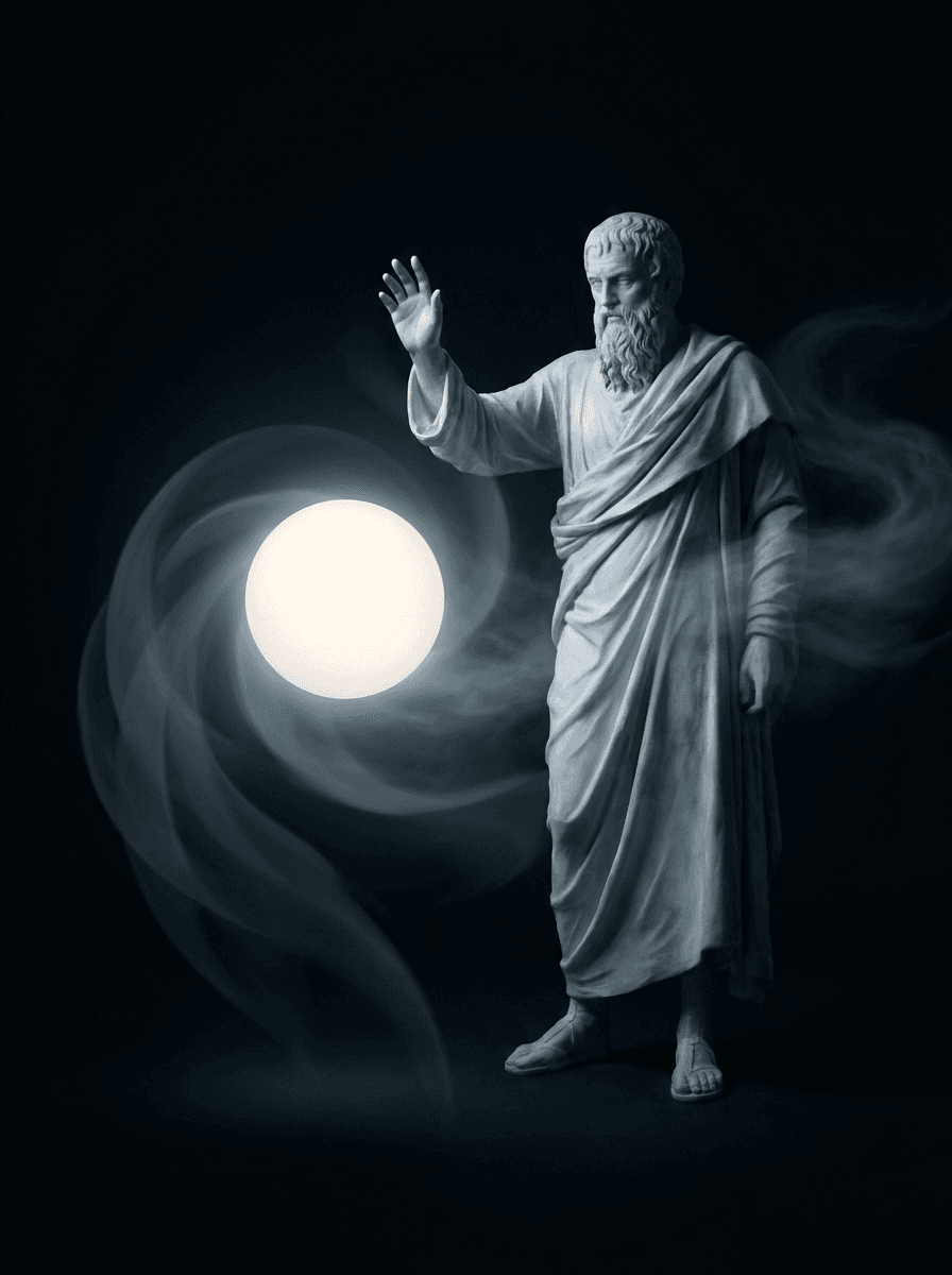Das eine, unveränderliche Sein – Illustration zu Parmenides