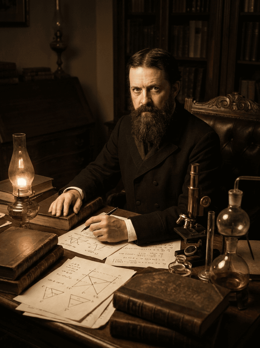 Porträt von Charles Sanders Peirce