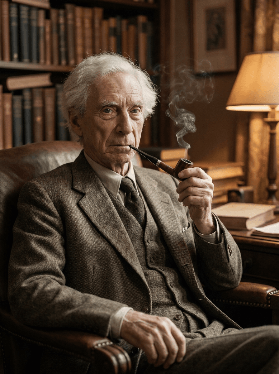 Porträt von Bertrand Russell