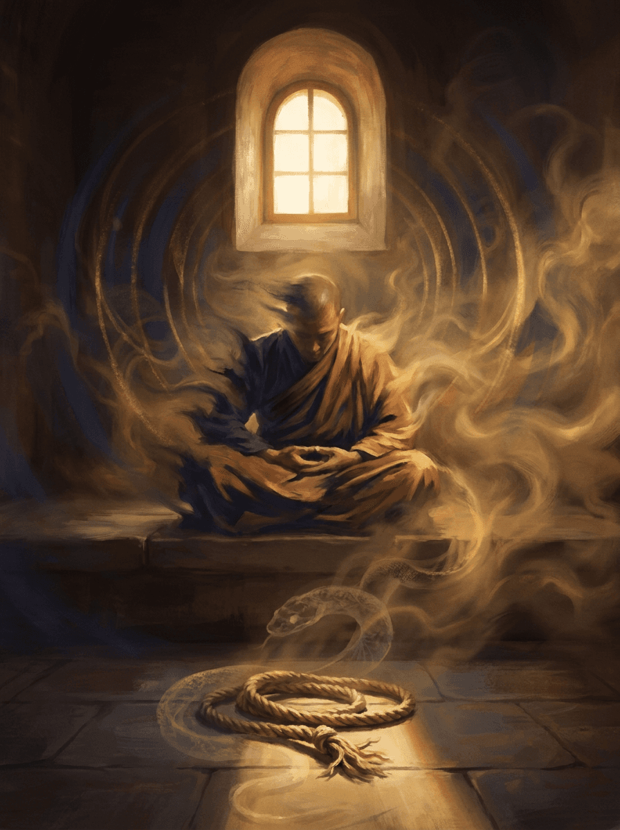 Tat tvam asi – die Einheit von Atman und Brahman, Illustration