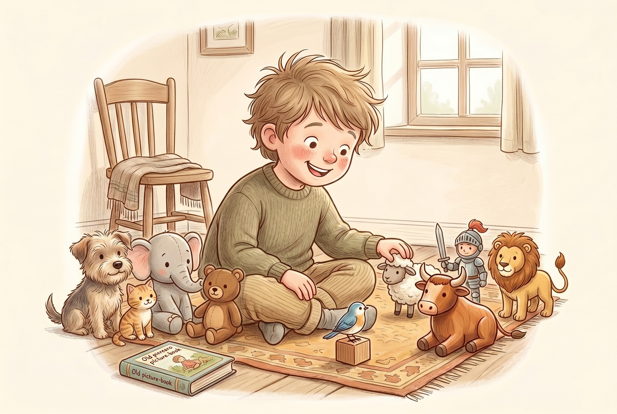 Aquarell-Illustration aus dem Buch (Seite 16).